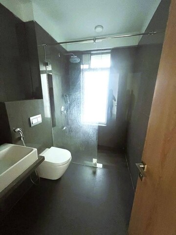 Bathroom in 2 BHK Apartment at Soham Crystal Spires, Thane West – for Rent