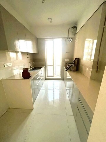 Kitchen in 2 BHK Apartment at Soham Crystal Spires, Thane West – for Rent