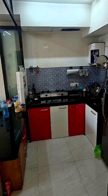 Kitchen in 1 BHK Apartment at Lodha Crown Quality Homes, Majiwada – for Rent
