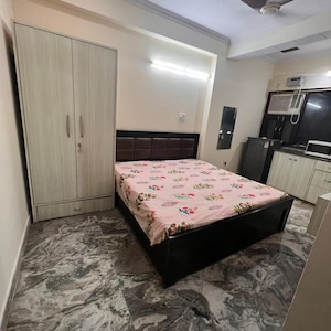 Bedroom in 1 RK Independent House at Sector 24 – for Rent