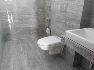 Bathroom in 3 BHK Apartment at Raheja Ridgewood, Goregaon East – for Rent