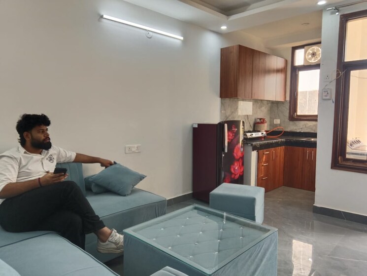 Living Room, saket 1 Bedroom 500 Sq.Ft. Builder Floor In Saket Delhi 9551495