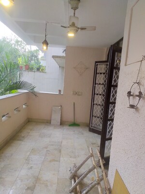 Balcony in 3 BHK Builder Floor at Greater Kailash ii – for Rent