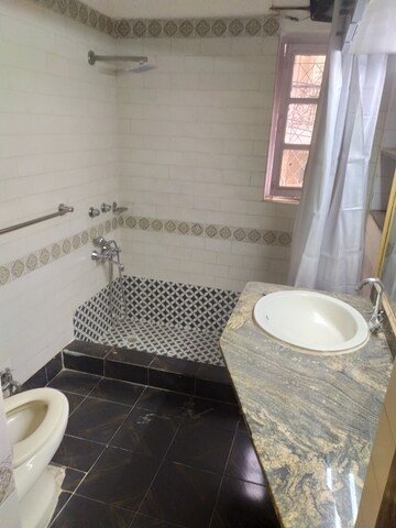 Attached Bathroom in 3 BHK Builder Floor at Greater Kailash ii – for Rent