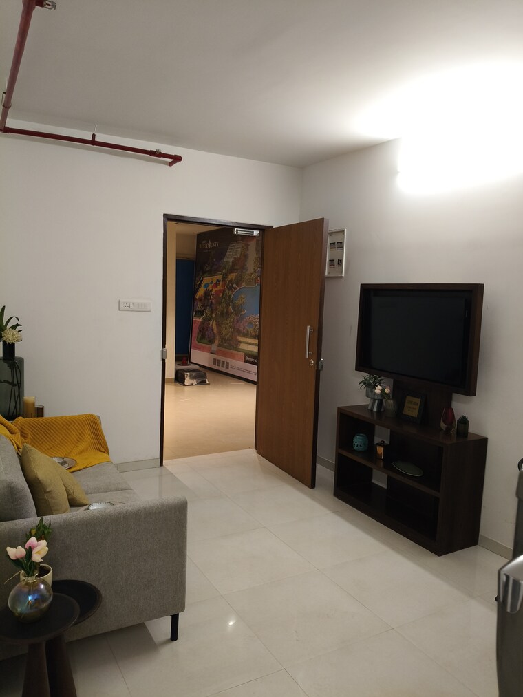 Living Room, dosti-west-county 1 Bedroom 322 Sq.Ft. Apartment In Balkum Pada Thane 9551668