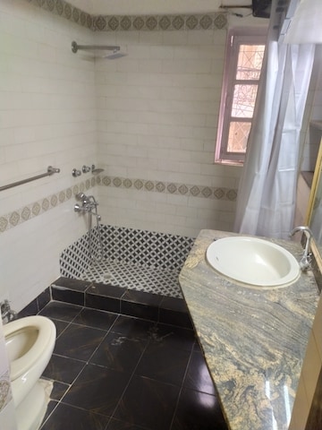 Attached Bathroom in 3 BHK Builder Floor at Greater Kailash ii – for Rent