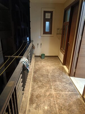 Balcony in 3 BHK Builder Floor at Mehrauli – for Rent