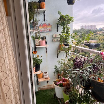 Balcony in 2 BHK Apartment at SJR Blue Waters, Rajvi Nagar – for Sale