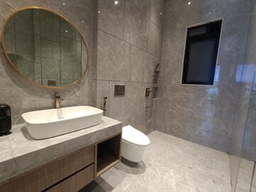 Attached Bathroom in 4 BHK Apartment at Akshar One Akshar, Sanpada – for Rent