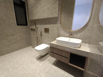 Bathroom in 4 BHK Apartment at Akshar One Akshar, Sanpada – for Rent
