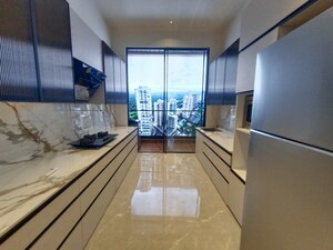 Kitchen in 4 BHK Apartment at Akshar One Akshar, Sanpada – for Rent