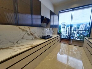 Kitchen in 4 BHK Apartment at Akshar One Akshar, Sanpada – for Rent