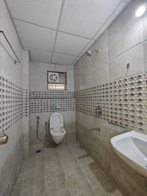 Bathroom in 3 BHK Apartment at Jain Heights East Parade, Cv Raman Nagar – for Rent