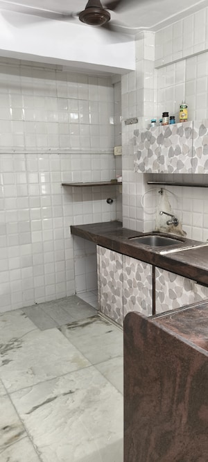 Kitchen in 1 RK Apartment at Mahim Landmark, Mahim – for Rent