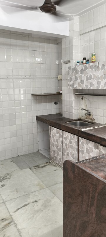 Kitchen in 1 BHK Apartment at Sagar HIG CHS, Mahim – for Rent