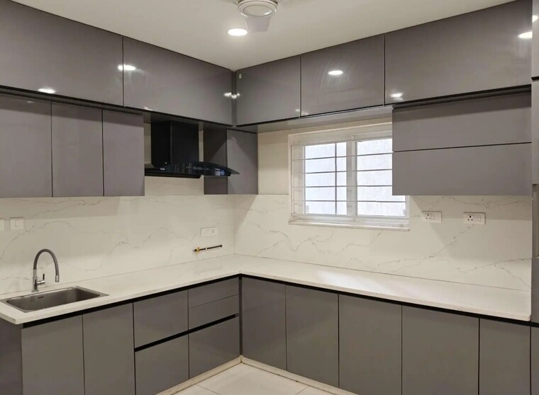 Kitchen, my-home-krishe 3 Bedroom 1835 Sq.Ft. Apartment In Financial District Hyderabad 9551864