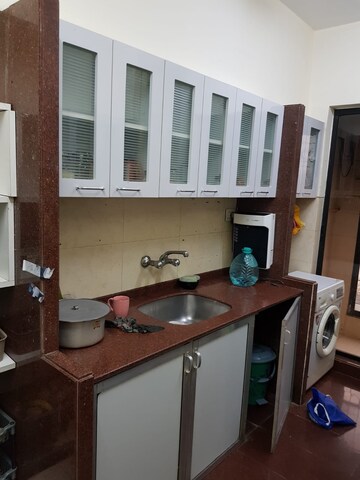 Kitchen in 3 BHK Apartment at Chandak 34 Park Estate, Goregaon West – for Rent