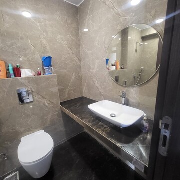 Bathroom in 3 BHK Apartment at Sunteck City Avenue 4, Goregaon West – for Rent