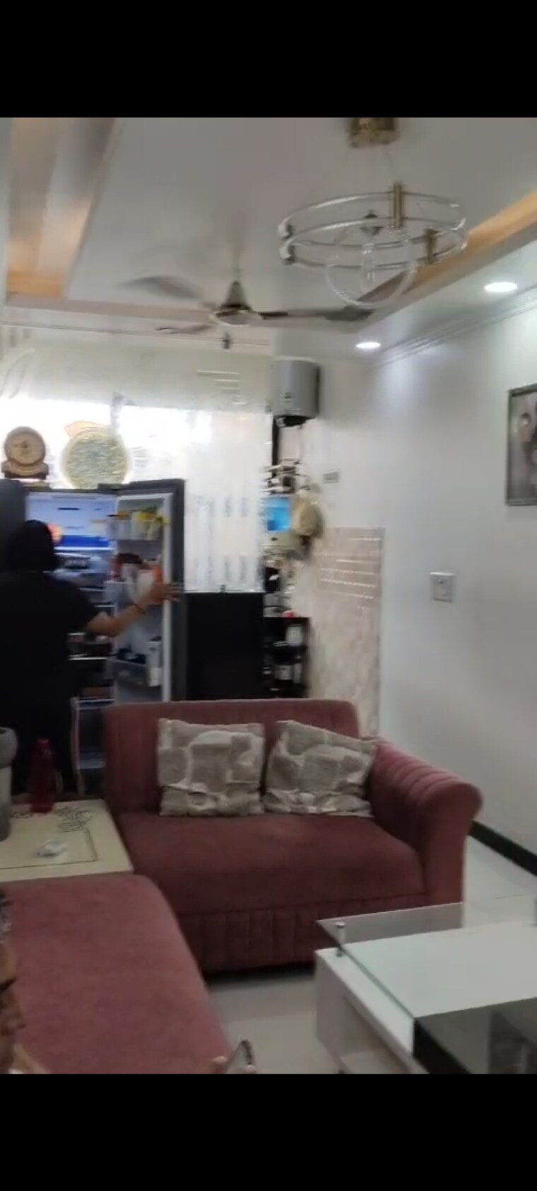 Living Room, ip extension 3 Bedroom 1100 Sq.Ft. Apartment In Ip Extension Delhi 9551926