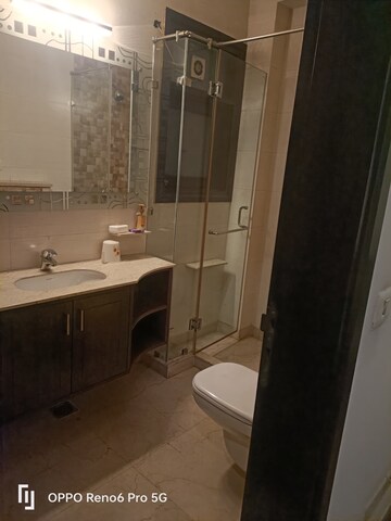Bathroom in 3 BHK Builder Floor at Safdarjung Enclave – for Rent