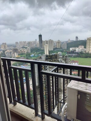 Balcony in 1 BHK Apartment at Raunak Bliss, Ghodbunder Road – for Rent