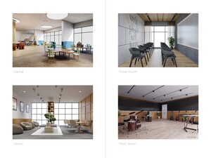 Kitchen in 3 BHK Apartment at Mantra Melange, Kharadi – for Sale