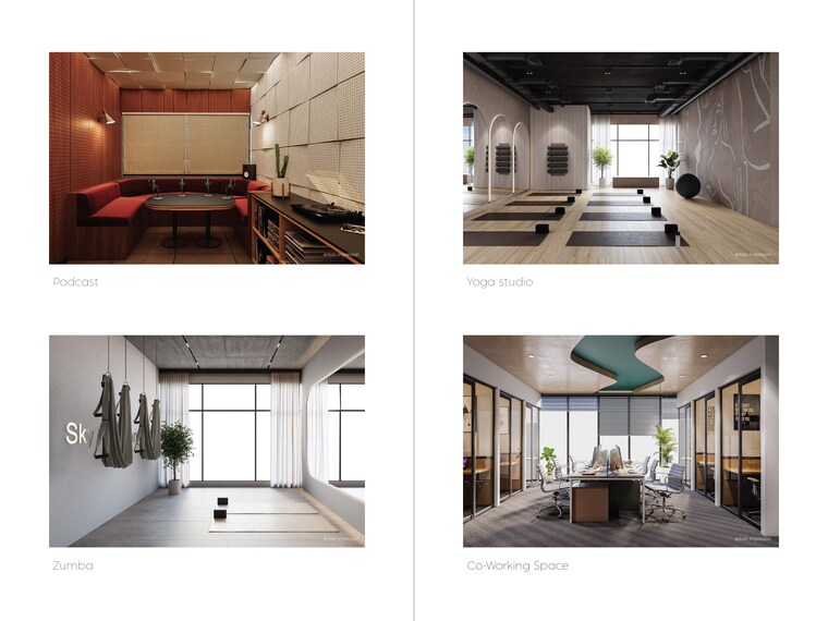 Kitchen, mantra-melange 3 Bedroom 1177 Sq.Ft. Apartment In Kharadi Pune 9552080