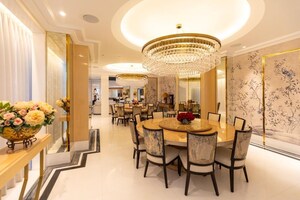 Living Room in 5 BHK Apartment at Lodha The World Towers World One Tier 2, Worli – for Rent