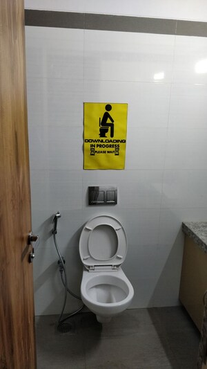 Bathroom in 2 BHK Apartment at Rustomjee Azziano Wing D, Thane West – for Sale