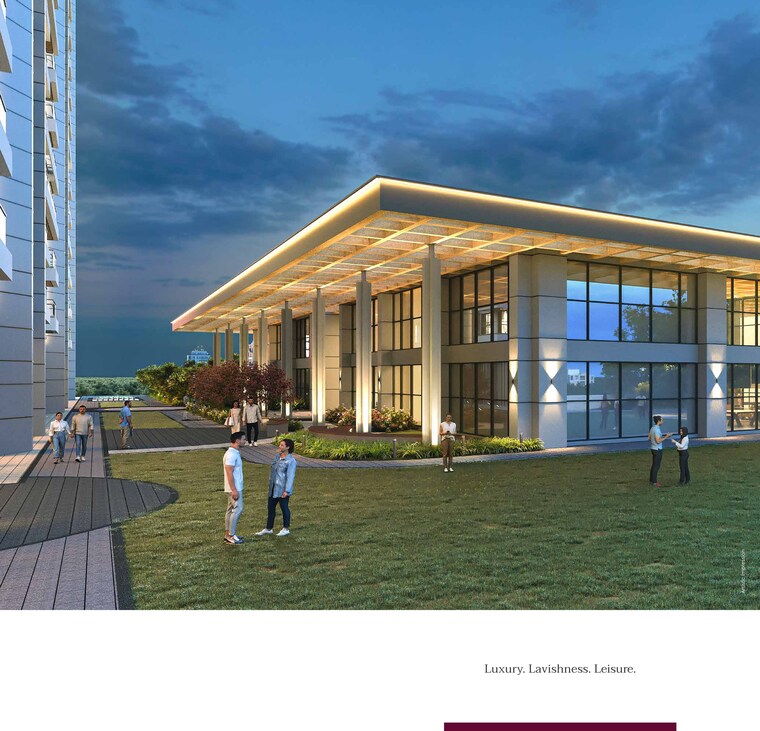 Exterior View, magarpatta city 3 Bedroom 1471 Sq.Ft. Apartment In Magarpatta City Pune 9552234