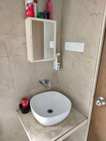 Bathroom in 1.5 BHK Apartment at Dosti West County, Balkum Pada – for Rent