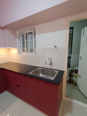 Kitchen in 2 BHK Apartment at Bhavya Lake Vista, Sarjapur Road – for Rent