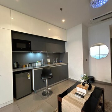 Kitchen in 3 BHK Apartment at Apex The Rio, Niti Khand Iii – for Rent