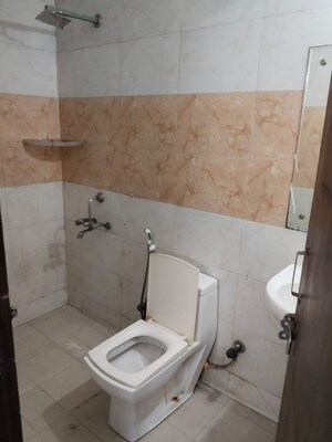 Bathroom in 1 BHK Builder Floor at Saket – for Rent