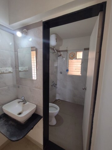 Bathroom in 2 BHK Apartment at Pandit Javdekar Red Earth, Pirangut – for Rent