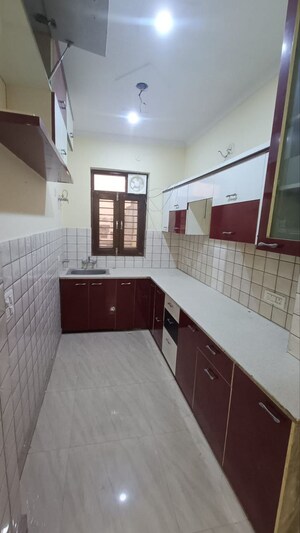 Kitchen in 3 BHK Builder Floor at Sainik Colony – for Sale
