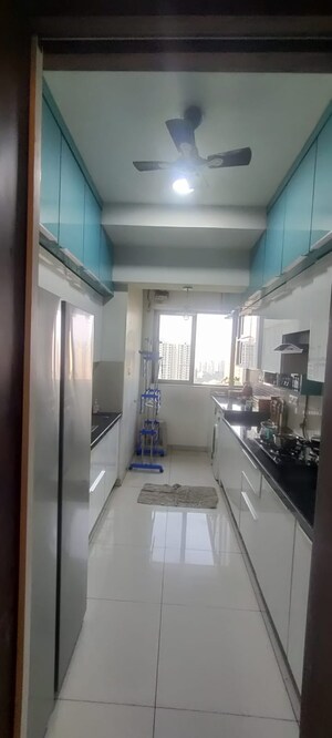 Kitchen in 3 BHK Apartment at Shapoorji Pallonji Vicinia, Powai – for Rent