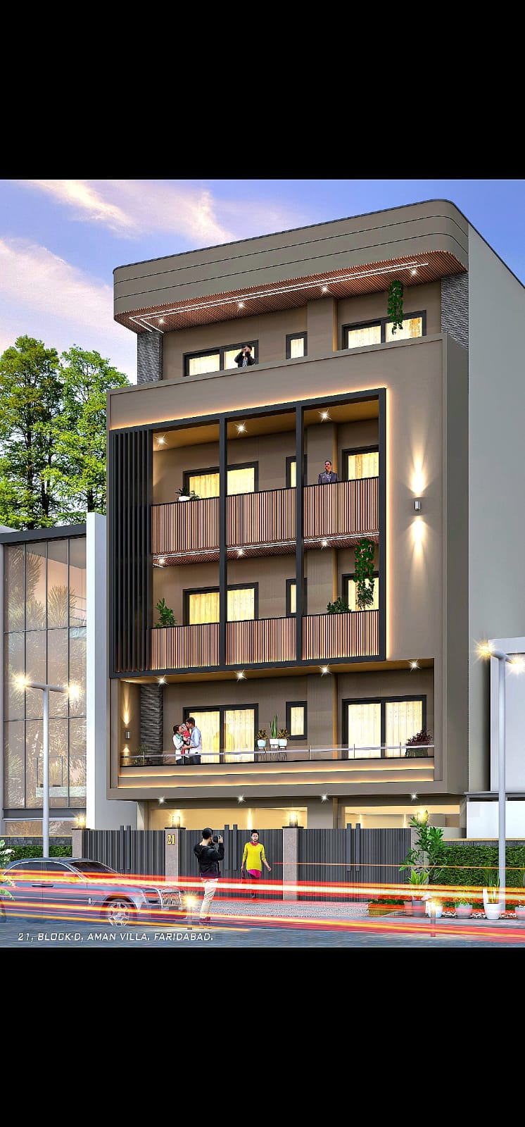 4 BHK + Servant Room 342 Sq.Yd. Builder Floor in Puri Aman Vilas