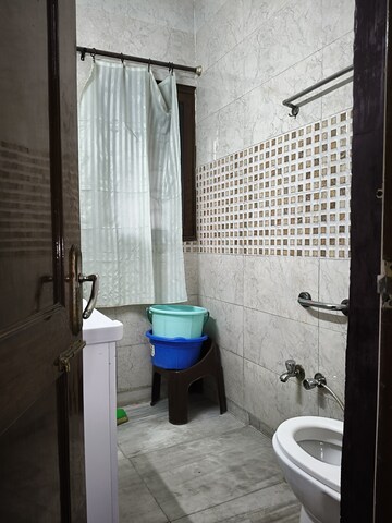 Bathroom in 3 BHK Apartment at Ip Extension – for Rent