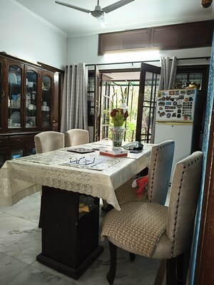 Living Room in 3 BHK Apartment at Ip Extension – for Rent