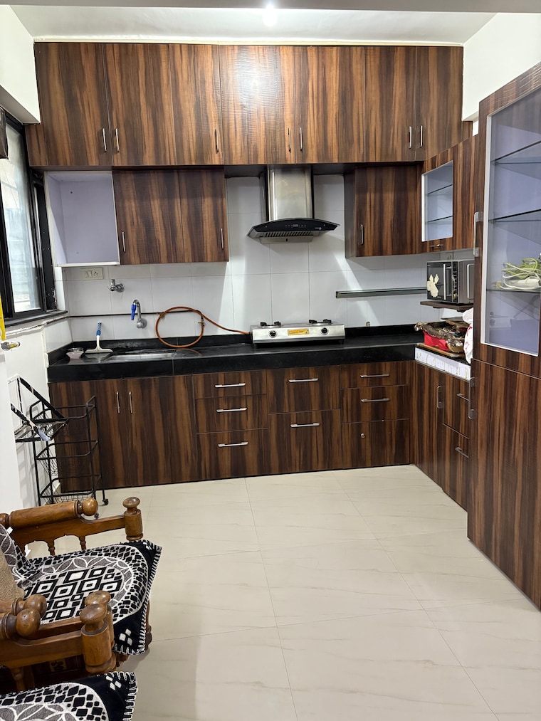 Kitchen, goel-ganga-gyanganga 2 Bedroom 745 Sq.Ft. Apartment In Rahatani Pune 9552542