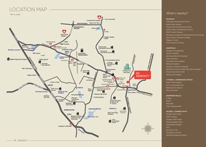 2 BHK Apartment – Map Location View at SS Serenity Sarjapur, Sarjapur - for Sale