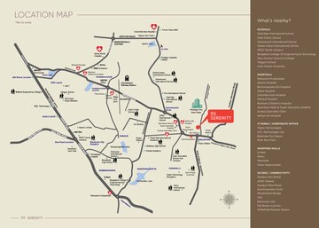 2 BHK Apartment – Map Location View at SS Serenity Sarjapur, Sarjapur - for Sale