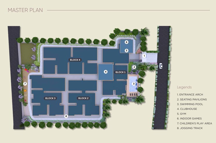 Master Plan, ss-serenity-sarjapur 2 Bedroom 1315 Sq.Ft. Apartment In Sarjapur Bangalore 9552613