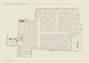 Master Plan in 2 BHK Apartment at SS Serenity Sarjapur, Sarjapur – for Sale