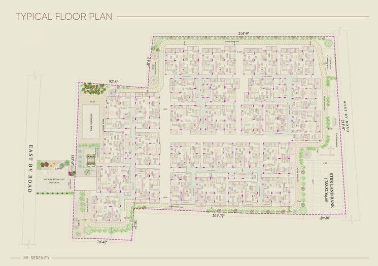 Master Plan, ss-serenity-sarjapur 2 Bedroom 1315 Sq.Ft. Apartment In Sarjapur Bangalore 9552613