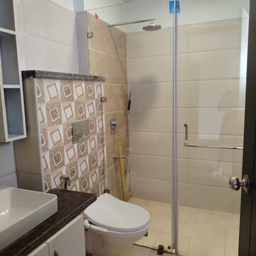 Bathroom in 3 BHK Apartment at Pacific Hills, Kishanpur – for Rent