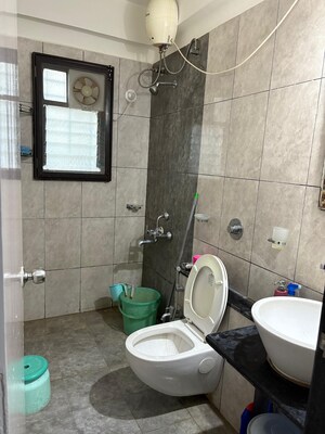 Bathroom in 2 BHK Apartment at Rahatani – for Rent