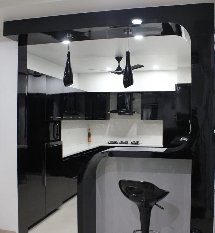 Kitchen, meenakshi-sky-lounge 4 Bedroom 2700 Sq.Ft. Apartment In Kothaguda Hyderabad 9552727