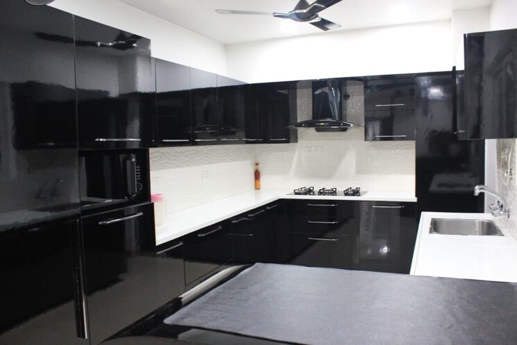 Kitchen, meenakshi-sky-lounge 4 Bedroom 2700 Sq.Ft. Apartment In Kothaguda Hyderabad 9552727